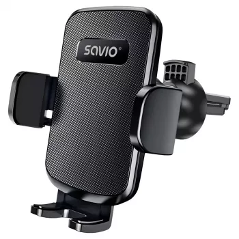 Phone Grip SAVIO CH-05, nero – accessorio di protezione resistente per telefoni cellulari