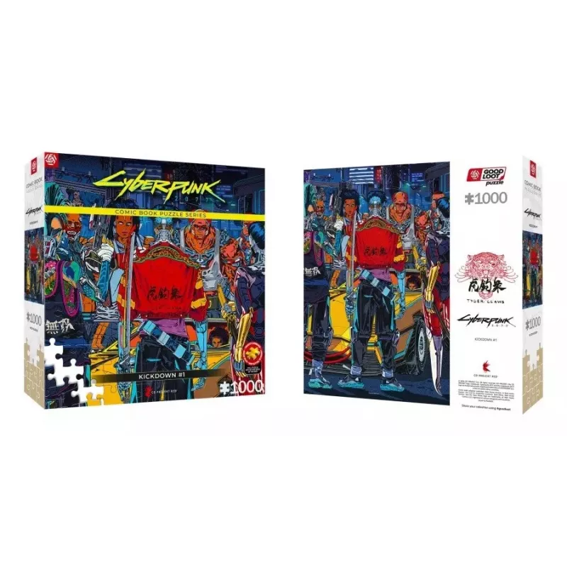 Good Loot Comic Book Puzzle: Cyberpunk 2077 Kickdown, 1000 pezzi