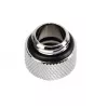 Adattatore multi-link dritto Bitspower G1/4 maschio su tubo rigido 12 mm OD - argento lucido