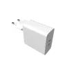 Caricabatterie FIXED FIXC65-2C-WH per interni AC ricarica rapida 2x USB Type-C