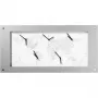 NeXtime orologio B1009065 Time Zone, 39x90 cm, bianco/argento