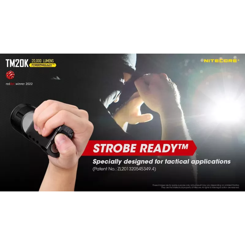 Torcia da tasca Tiny Monster SERIES/20000 lumen TM20K Nitecore
