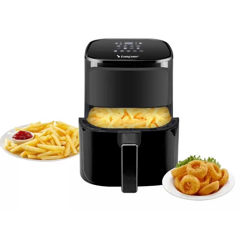 Friggitrice ad aria Beper P101FRI051 5 L 1400 W nera
