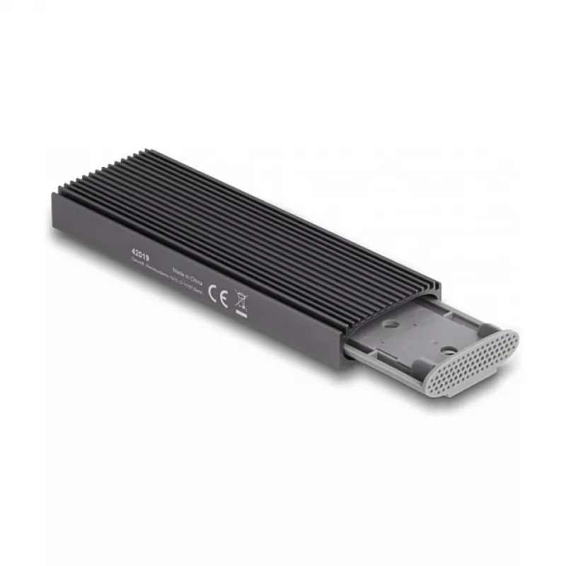 Case per SSD DeLOCK esterno USB Type-C combo per M.2 NVMe PCIe o SATA SSD senza attrezzi