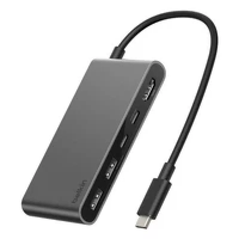 Belkin Connect, USB Type-C, HDMI, USB 2.0 Type-A, USB Type-C, 5000 Mbit/s, 60 Hz, 3840 x 2160 Pixel, nero