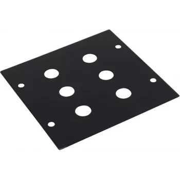Omnitronic Modul 2HE pannello con 6x connettori femmina jack, 88×88 mm