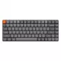 Tastiera Keychron K3 Max universale USB RF wireless Bluetooth grigio 75%