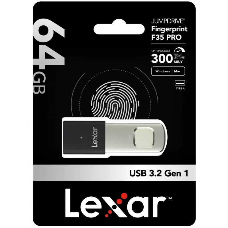 Chiavetta USB Lexar 64 GB USB Type-A 3.2 Gen 1 JumpDrive F35 PRO