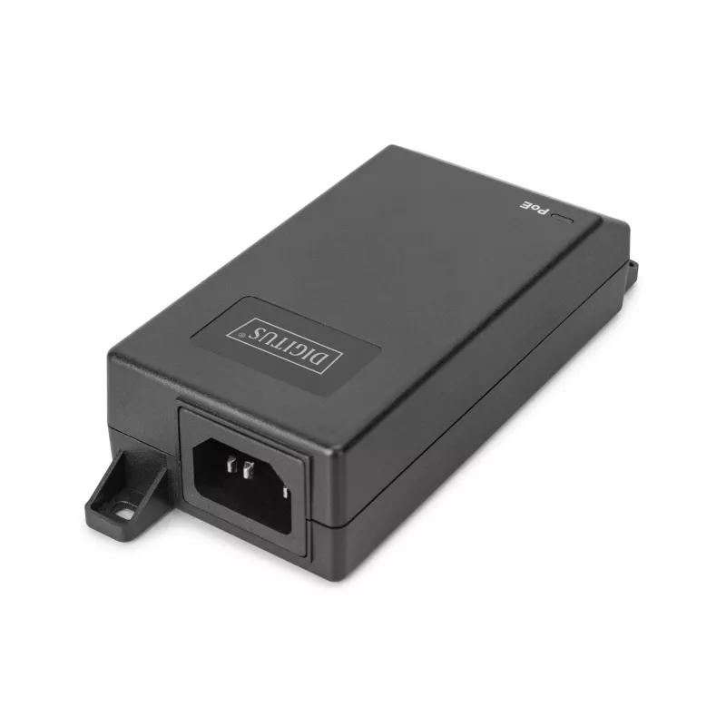 Injector PoE+ Gigabit Ethernet Digitus 802.3at 30 W nero