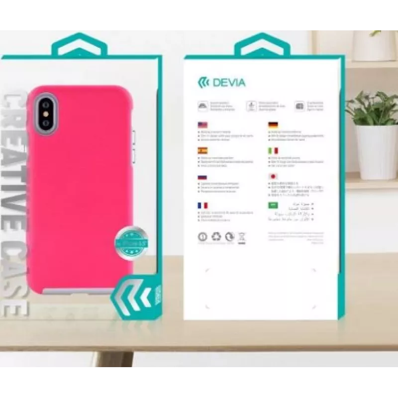 Custodia protettiva Devia KimKong Series per iPhone XS Max 6,5, rosa roseto