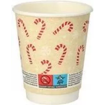 PAPSTAR 20 bicchieri monouso Candy Canes 0,2 ml (89695)