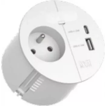 Ciabatta Bachmann LOOP IN CHARGE 938.302 con 1x presa UTE e 1x USB 22W