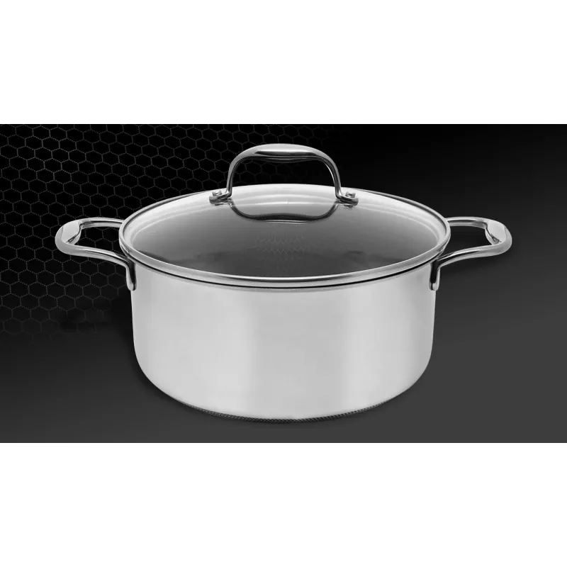 Kohersen Black Cube 24 cm pentola con coperchio