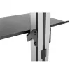 Maclean MC-791N supporto TV telescopico da pavimento a soffitto con mensola, 37-70 pollici, 30 kg