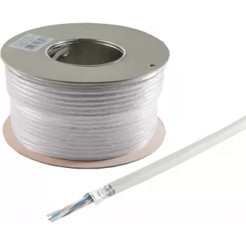 Cavo Ethernet ShiverPeaks CAT5E S-FTP 100MHz, rotolo da 100 m, conduttori 2x4 AWG24