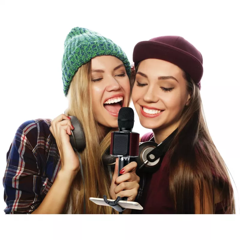 LENCO BMC-090 microfono karaoke, nero
