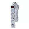 Esperanza ELK215W distributore di corrente 3 m 5 presa/e AC per interni bianco