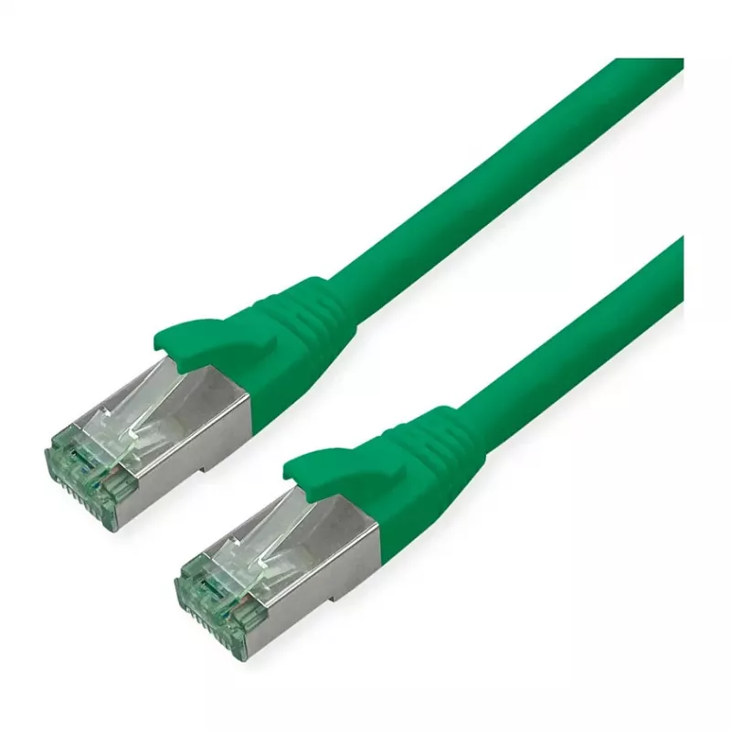 ROLINE RM Cavo patch Cat.6A S/FTP (PiMF), verde, 1,5 m