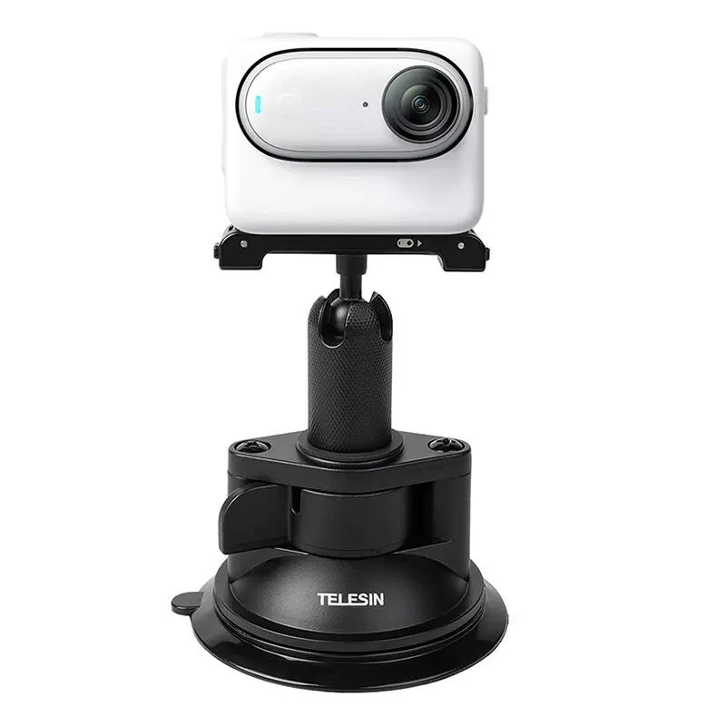 Set base magnetica e base a ventosa Telesin MAG-003 per Insta360 GO 3