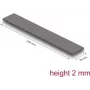 Pad termico DeLOCK 18477 3 W/m·K grigio 20x120x2 mm
