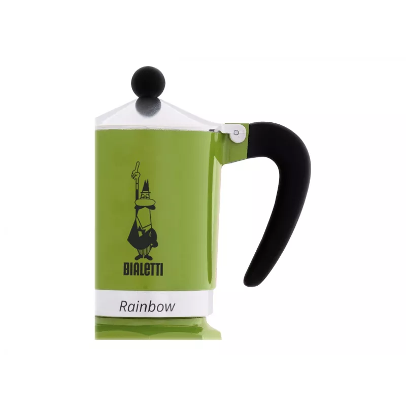 Caffettiera Bialetti Rainbow nera, verde