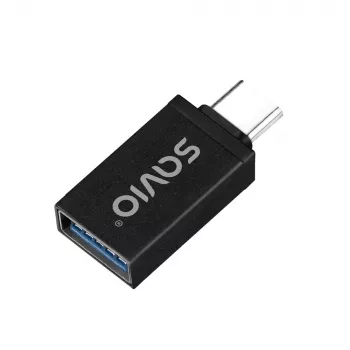 Adattatore per cavo video Savio AK-80 0m USB Type-A USB Type-C nero