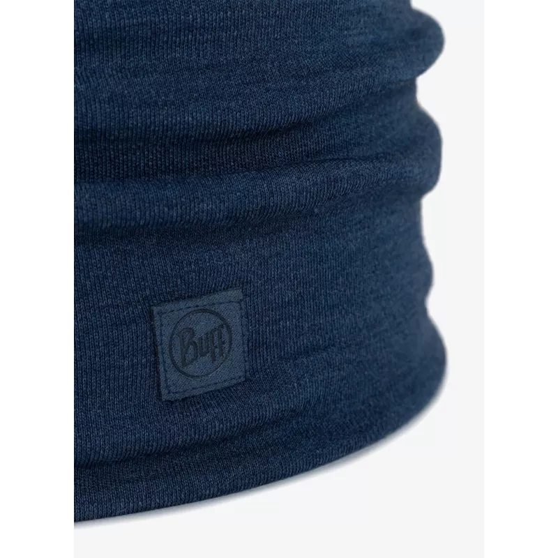 Buff Merinowolle scaldacollo e copri viso Sling modello 113018.779.10.00 – pesante, senza cuciture, unisex, blu