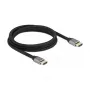Cavo HDMI Ultra High Speed DELOCK 48 Gbit/s 8K 60Hz grigio 2 m certificato