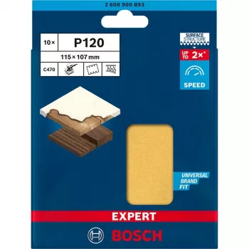 Bosch 2 608 900 893 accessorio levigatura/abrasivo per utensile rotante legno foglio abrasivo