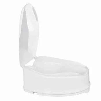 Accessorio rialzo per WC ActionMed NT15AM — rialzo, altezza 15 cm, polipropilene, bloccabile, carico massimo 180 kg, misura interna 210×268 mm, larghezza 360 mm