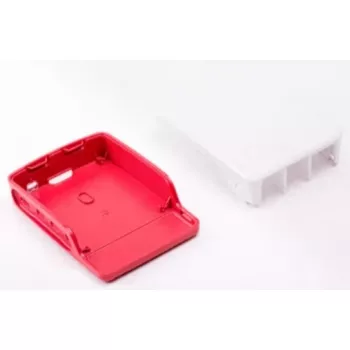 ALLNET Raspberry Pi 4 accessorio - case ufficiale rosso/bianco per 4