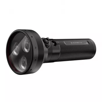 Faro portatile Ledlenser P18R nero, ricaricabile 1000 lm, IP68, portata 600 m, batteria 18650