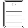 Cartellini HERMA 6821 40x50 mm con occhiello / filo
