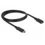 Cavo USB DeLOCK 85533 USB 3.2 Gen 1 1 m USB C nero