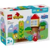 Lego 10431 Duplo Peppa Pig set gioco giardino e casa sull'albero