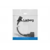 Cavo di alimentazione Lanberg CA-C14E-10CC-0018-BK nero 0,18 m connettore C14 (CA-C14E-10CC-0018-BK)