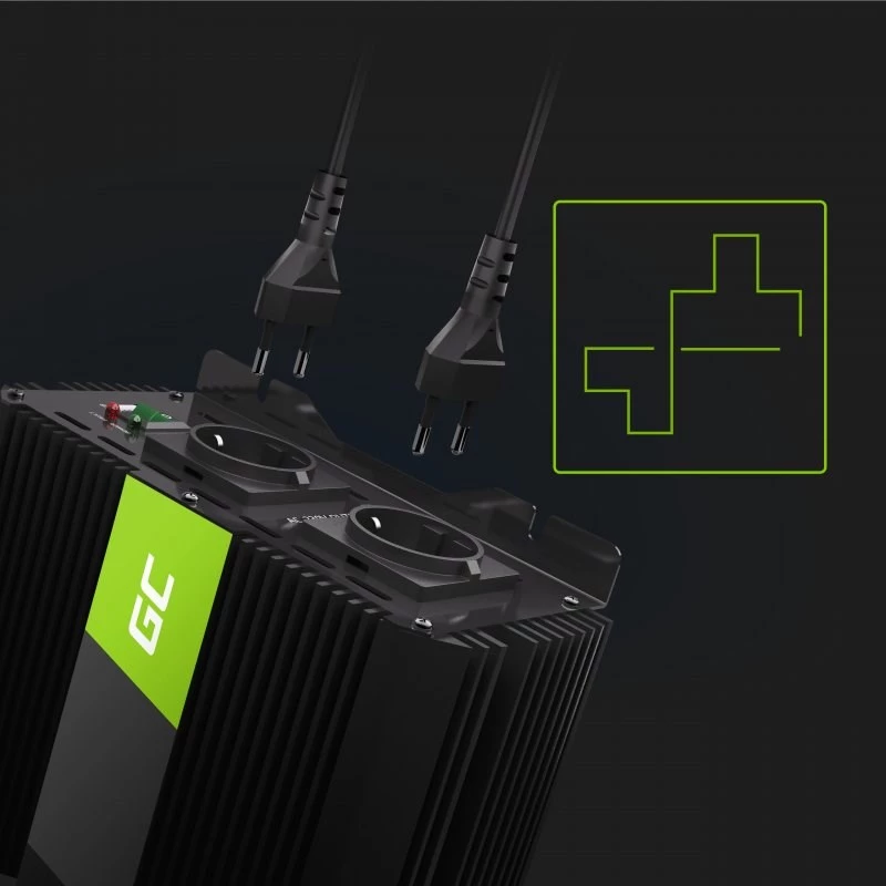 Inverter Green Cell INVGC12 auto 3000 W nero