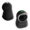 Lettore di codici a barre da tavolo Qoltec per codici 1D e 2D, scanner QR, nero