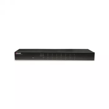 Intellinet switch KVM rackmount 8 porte, combo USB + PS/2, on-screen display, cavi inclusi (spina Euro 2 pin)