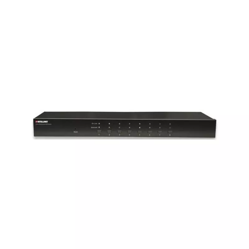 Intellinet switch KVM rackmount 8 porte, combo USB + PS/2, on-screen display, cavi inclusi (spina Euro 2 pin)