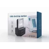Docking station Gembird HD32-U2S-5 per dischi da 2,5 e 3,5 pollici, USB 2.0 Type-A, nero