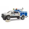 Auto Dodge RAM 2500 Service con luce rotante e gru BRUDER 02509