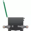 Connettore per sistema irrigazione 25 mm > 1, connettore nero/grigio