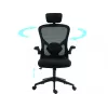 Sedia da gaming Sandberg ErgoFusion Basic seduta imbottita schienale in mesh nero