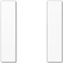 Set di tasti JUNG, 1 canale completo A 501 TSA WW - set di tasti 1 canale