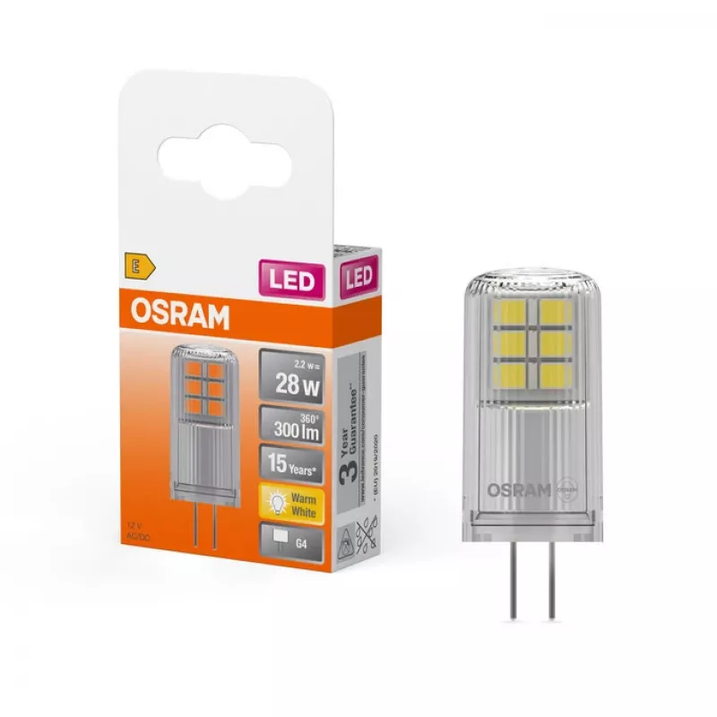 Osram STAR Lampada LED bianco caldo 2700 K 2,4 W G4 F