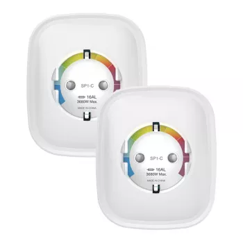 Presa smart Wi-Fi Gosund SP1-HE confezione da due, compatibile HomeKit, 16A, 2 pz.