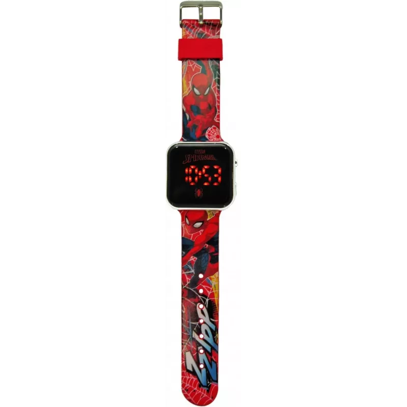 Orologio da polso LED con calendario Spiderman