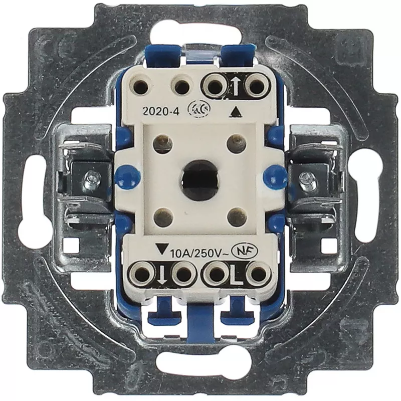 BUSCH JAEGER 2020/4 US - Cablato - Nero - Grigio - AC - 250 V - 71 mm - 25 mm