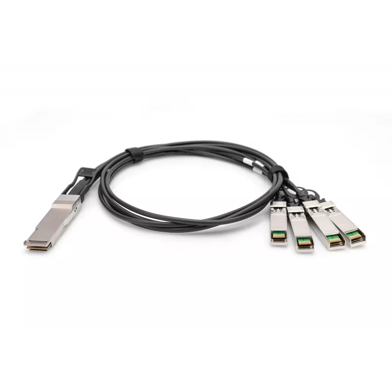 Digitus cavo Direct Attach 40G QSFP+ a 4x SFP+ 3 m